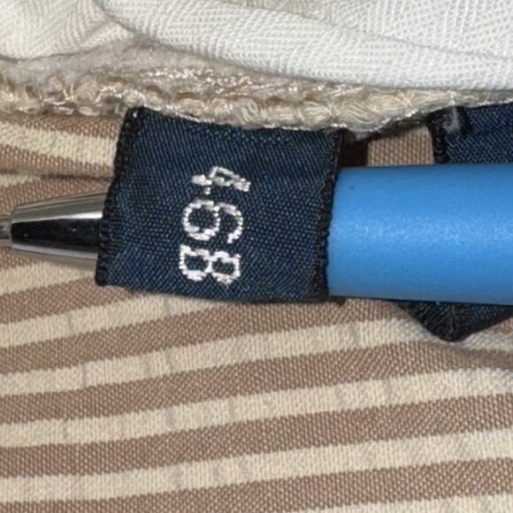 Polo Ralph Lauren Men’s Bermuda Shorts 46 Beige Brown Striped Seersucker Cotton - Picture 10 of 11